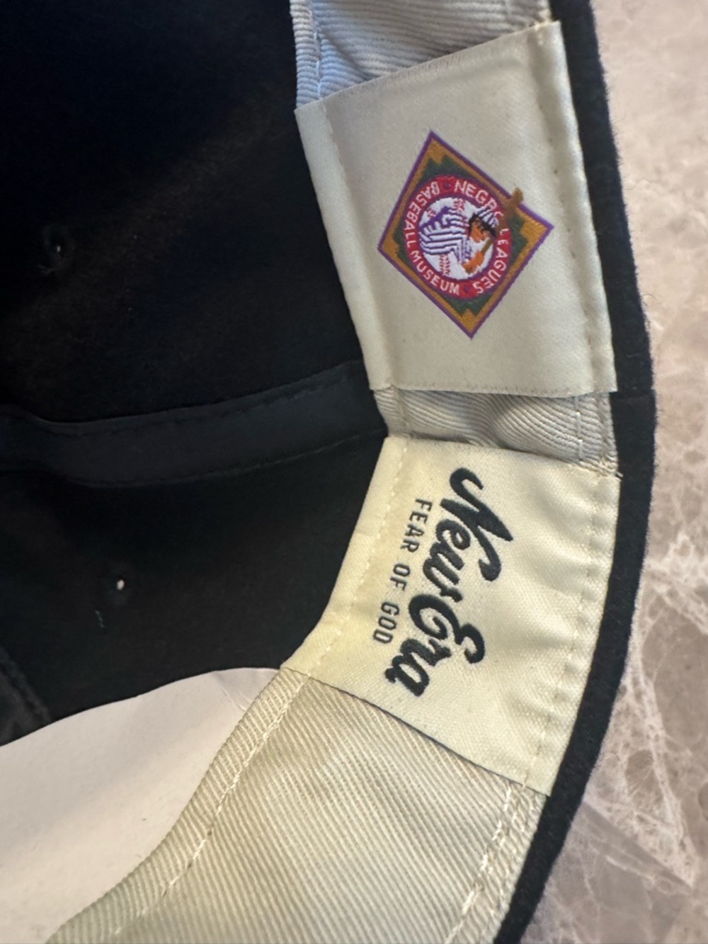 Kansas City Monarchs New Era x Fear of God 9FORTY Adjustable Hat - Black - Picture 9 of 9